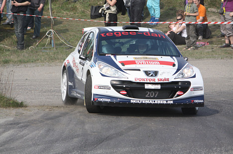 Ib Kragh tog sin første sejr som Peugeot 207 Super 2000-kører.